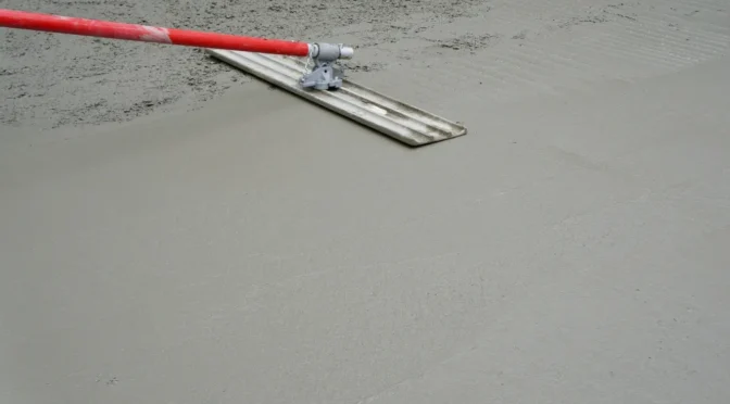 wyrównywanie wylewki betonowej